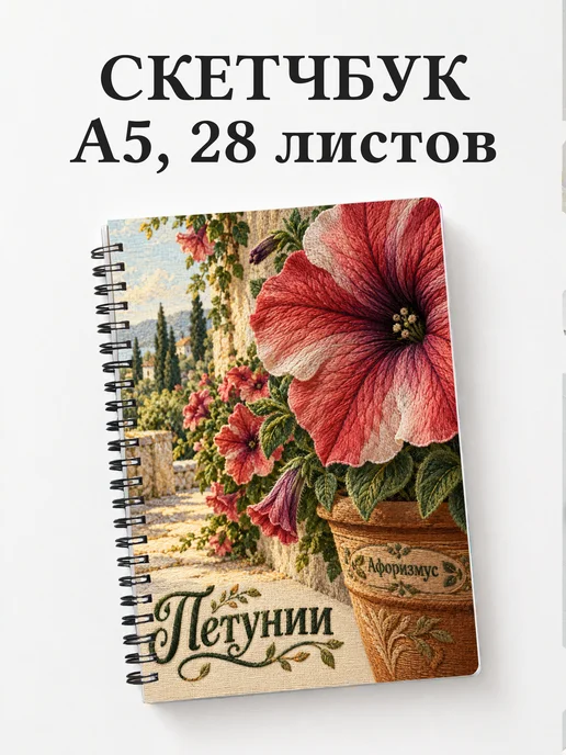 Скетчбук Петунии