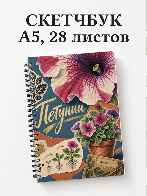 Скетчбук Петунии