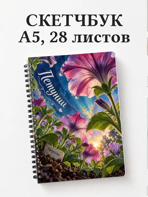 Скетчбук Петунии