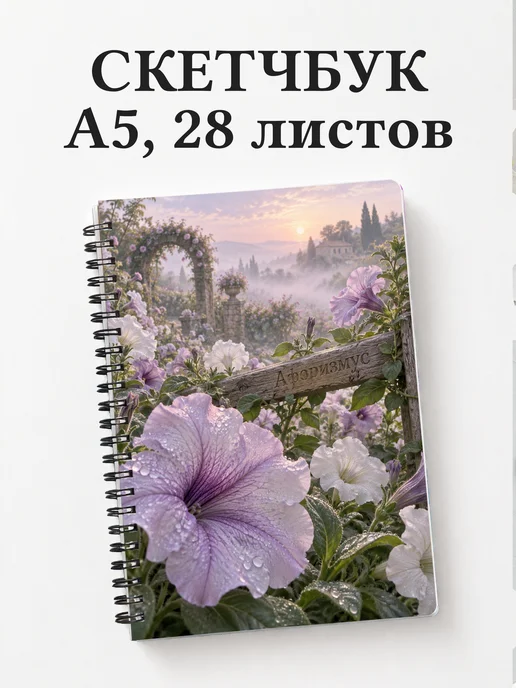 Скетчбук Петунии