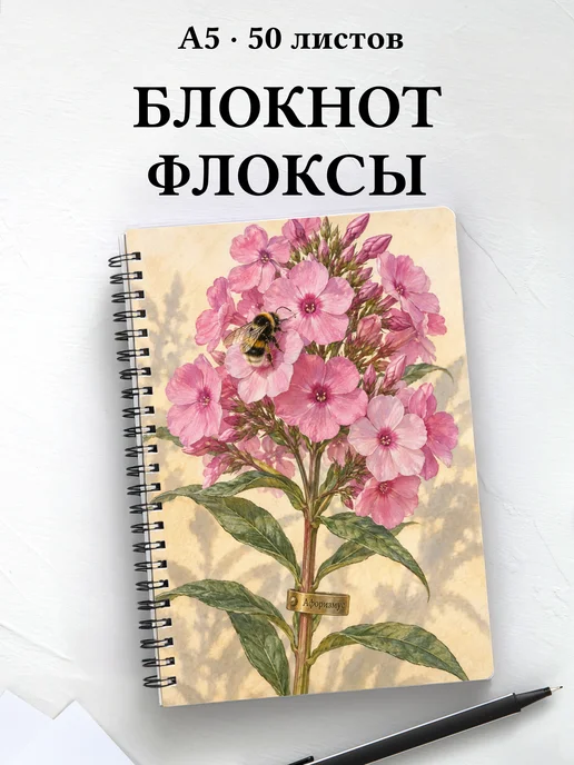 Блокнот Флоксы с мотивирующими цитатами
