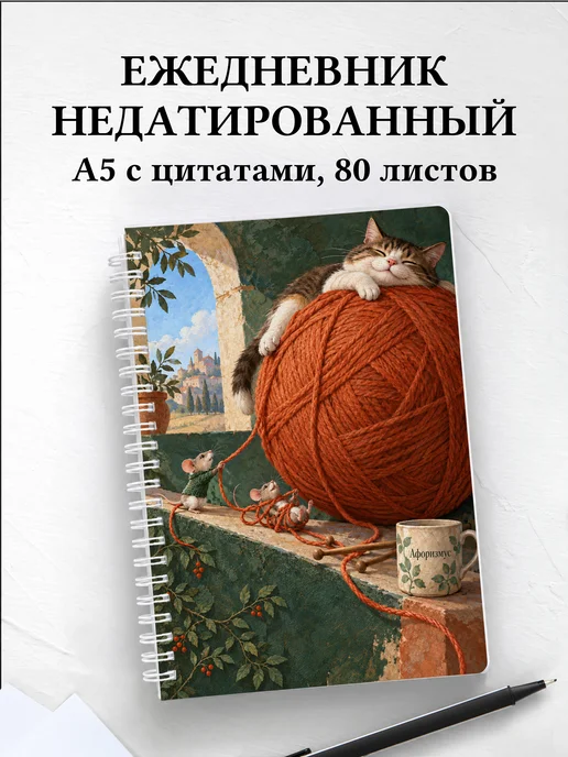 Ежедневник недатированный Юмор вязальщиц