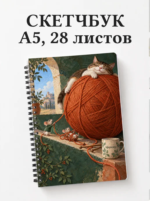 Скетчбук Юмор вязальщиц
