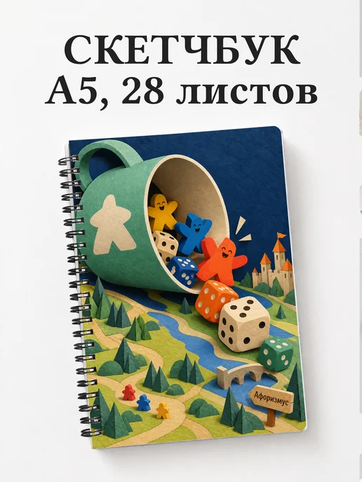 Скетчбук Юмор настольщиков