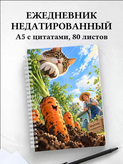 Ежедневник недатированный Юмор садоводов