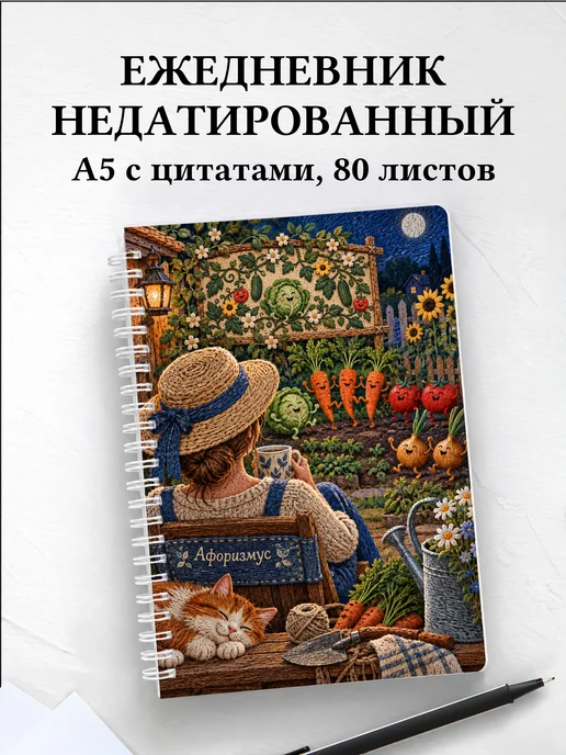 Ежедневник недатированный Юмор садоводов