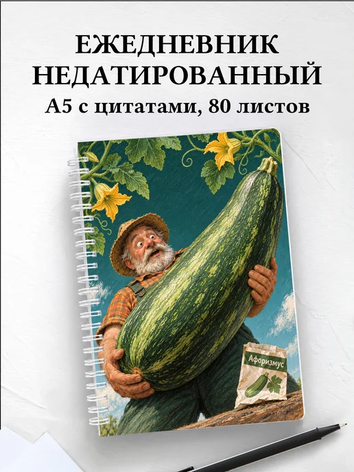 Ежедневник недатированный Юмор садоводов