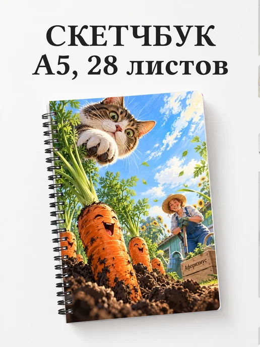 Скетчбук Юмор садоводов