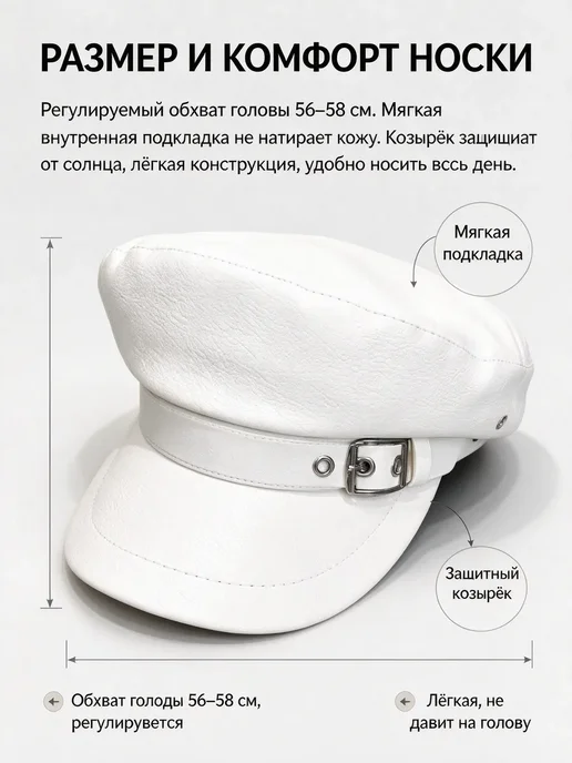 Хлопковая берет темно-синего цвета, синий