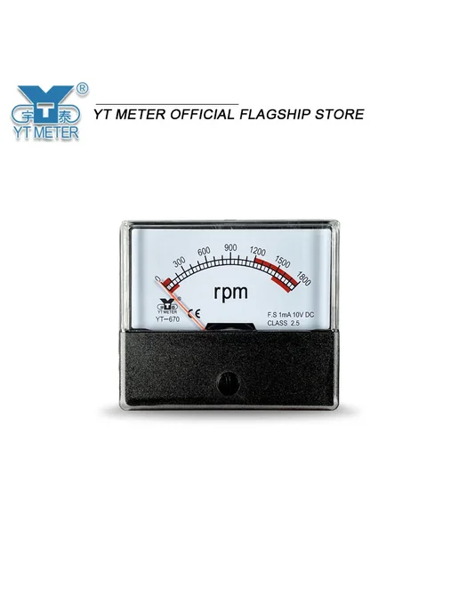 YTMETER Тахометр-указатель YT670, 1800 об мин, напряжение DC10V, 220, вариант