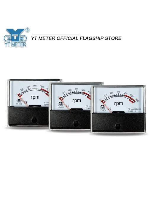 YTMETER Тахометр-указатель YT670, 1800 об мин, напряжение DC10V, 220, вариант, фото 2
