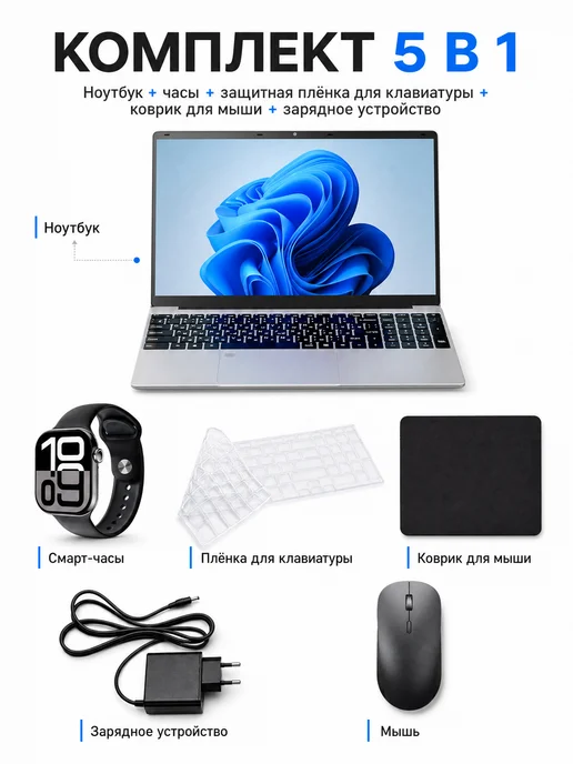 ноутбук игровой 32ГБ+2TБ 16.4" Для Работы и Учебы Windows 11, 32 ГБ, фото 2