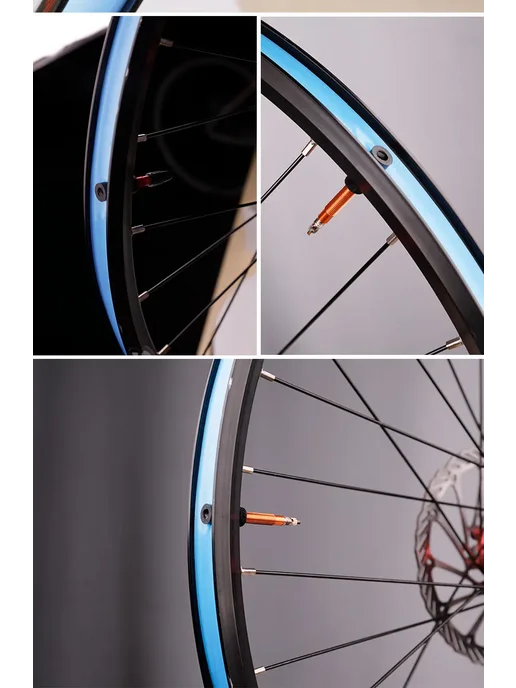 Нет бренда Бескамерная лента для велосипеда TESA293 50 м синяя 27mm x, синий, фото 5