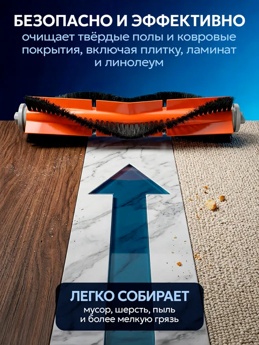 Filterix Основная щетка для робота пылесоса Xiaomi, вариант, фото 4