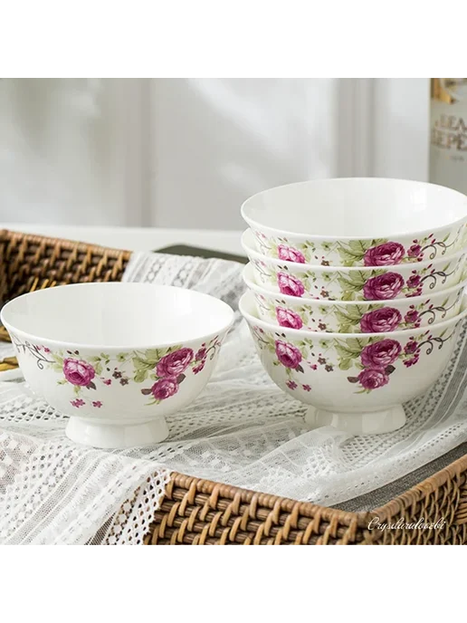 Нет бренда Керамическая миска для супа 7 inch soup bowl, 5 inch bowl, фото 3