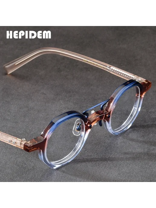 hepidem Оправа для очков из ацетата прозрачная 9244 GreenGre, вариант, фото 3