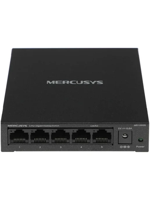 Mercusys Коммутатор MS105GS неуправляемый 5 ports 10 100 1000Mbps, вариант, фото 3
