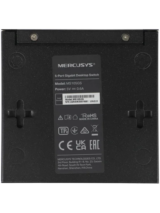 Mercusys Коммутатор MS105GS неуправляемый 5 ports 10 100 1000Mbps, вариант, фото 5