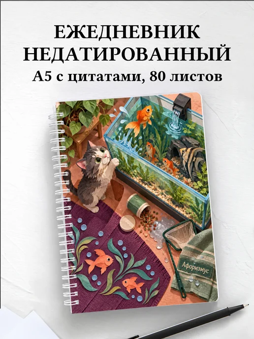 Ежедневник недатированный Юмор аквариумистов