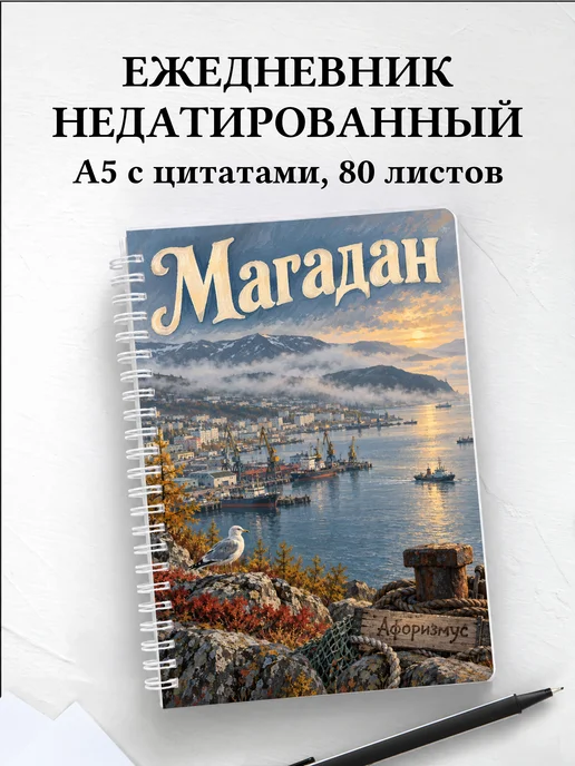 Ежедневник недатированный Магадан