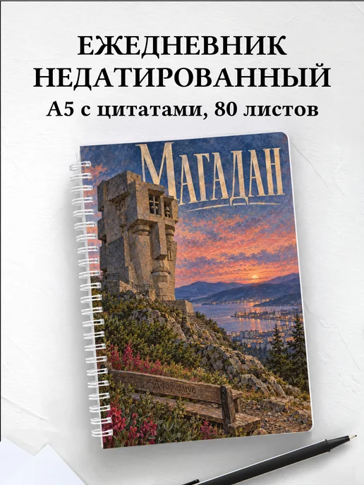 Ежедневник недатированный Магадан
