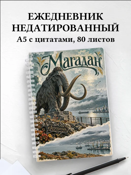Ежедневник недатированный Магадан