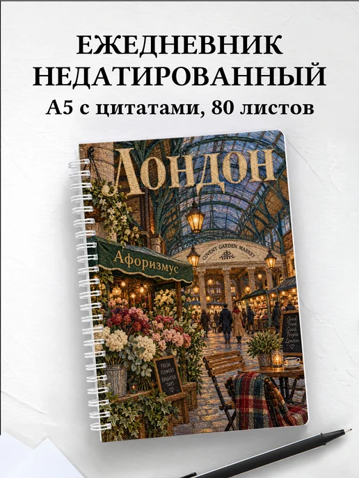 Ежедневник недатированный Лондон
