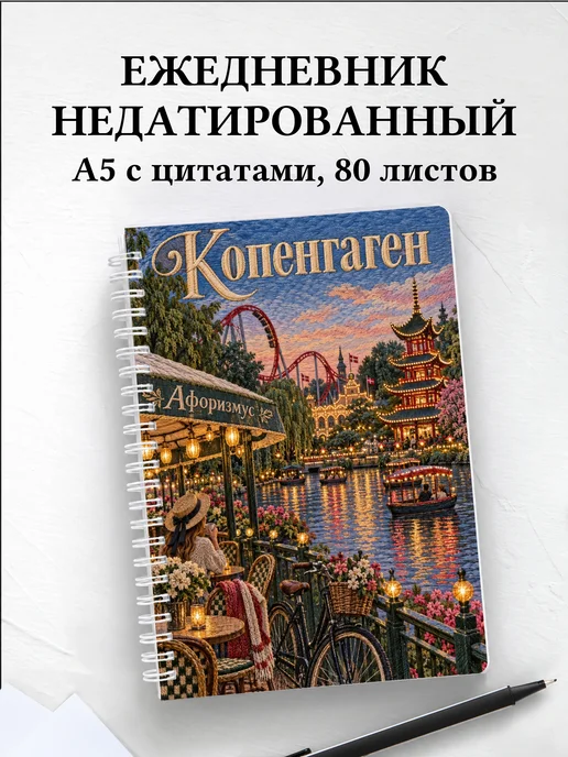 Ежедневник недатированный Копенгаген