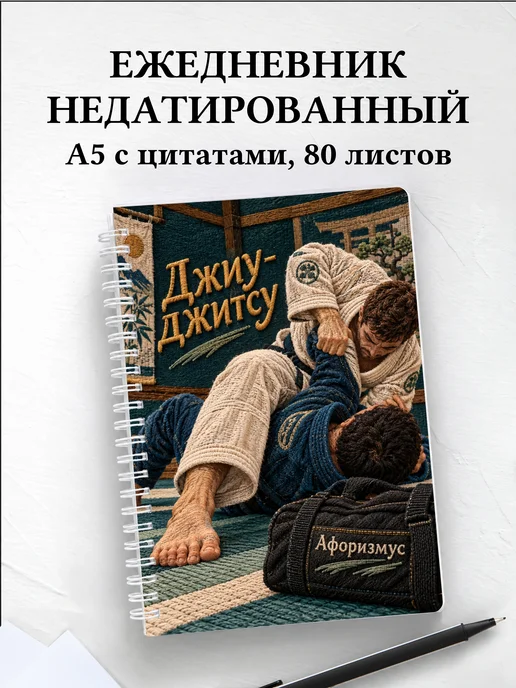 Ежедневник недатированный Джиу-джитсу