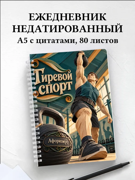 Ежедневник недатированный Гиревой спорт