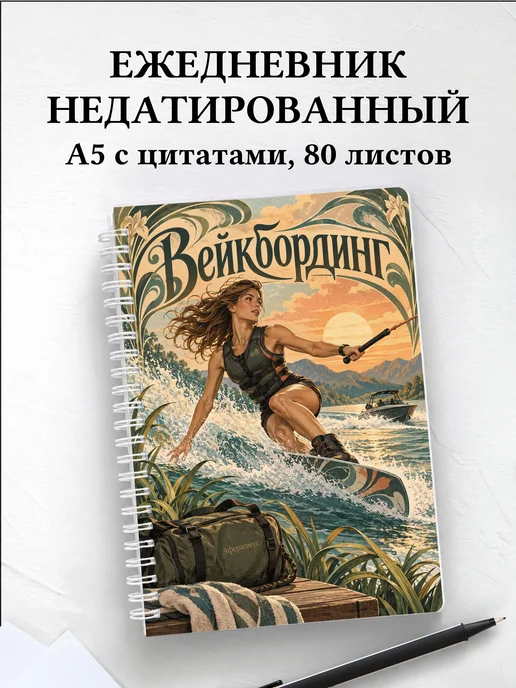 Ежедневник недатированный Вейкбординг