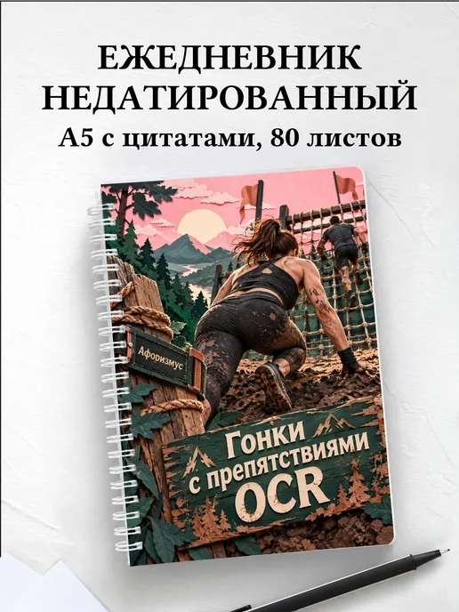 Ежедневник недатированный Гонки с препятствиями OCR