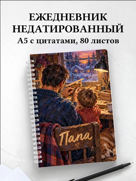 Ежедневник недатированный папы