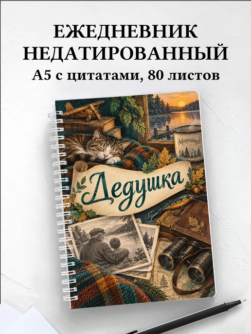 Ежедневник недатированный дедушки
