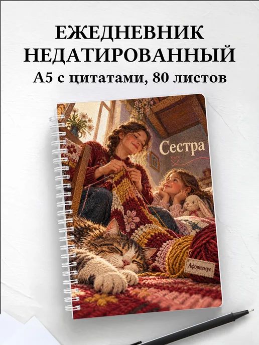 Ежедневник недатированный сестры