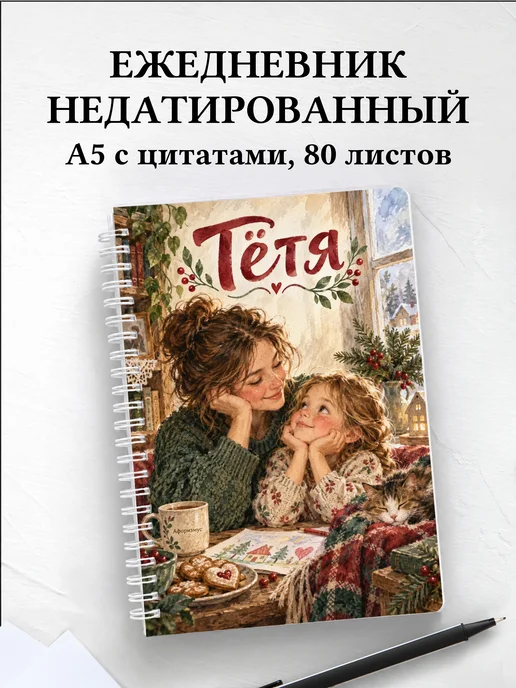 Ежедневник недатированный тёти