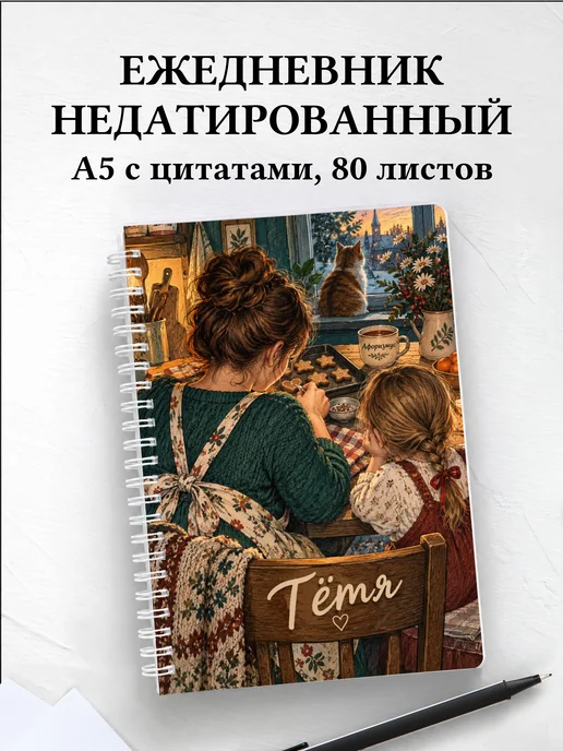 Ежедневник недатированный тёти
