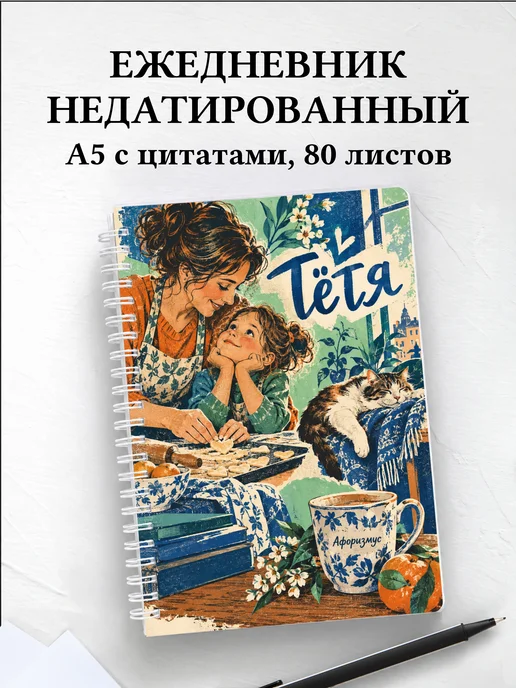 Ежедневник недатированный тёти