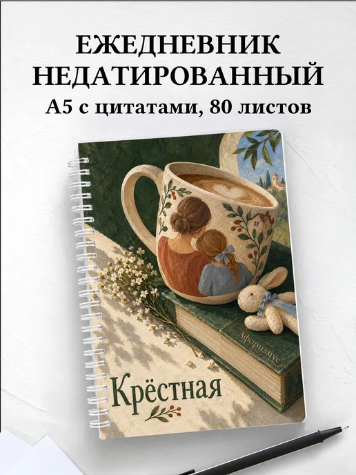Ежедневник недатированный крёстной