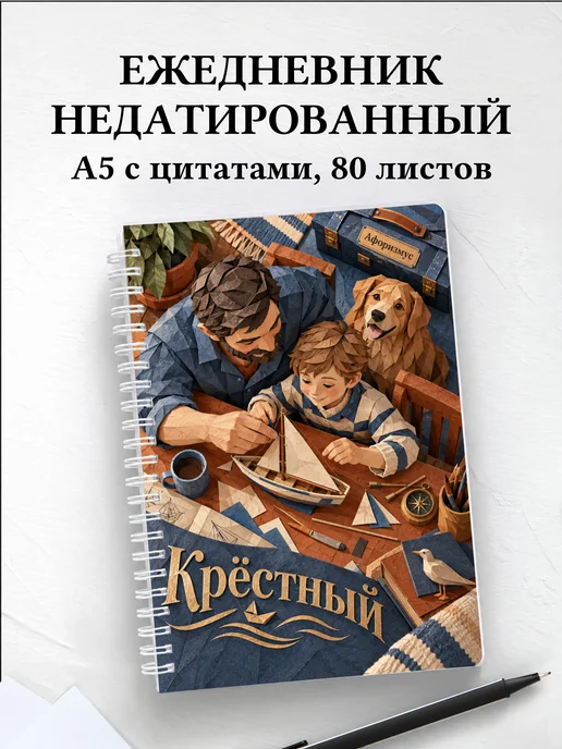 Ежедневник недатированный крёстного