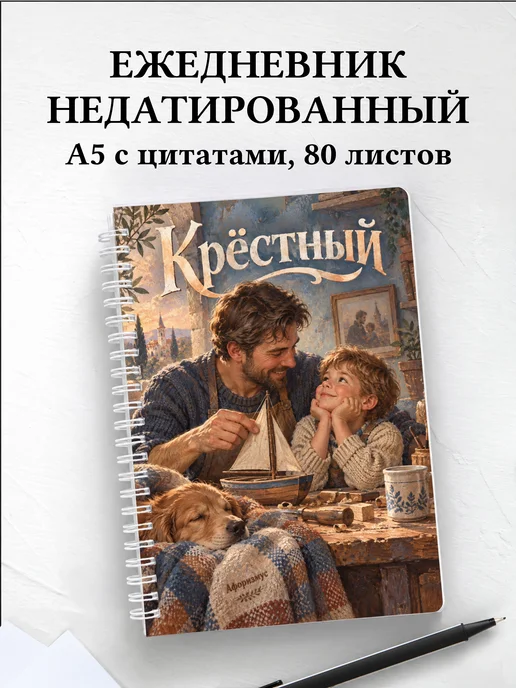 Ежедневник недатированный крёстного