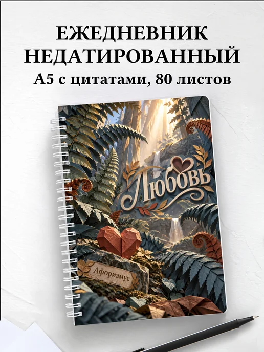 Ежедневник недатированный Любовь