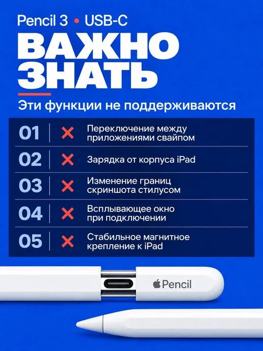 Apple Pencil Usb-c для планшета, вариант, фото 5