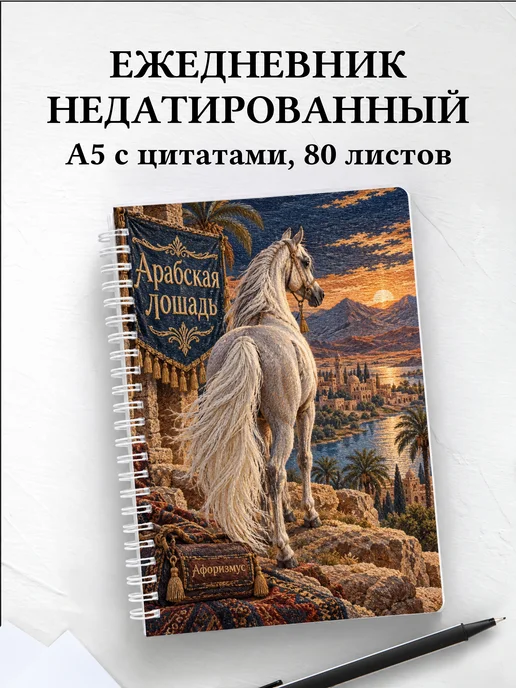 Ежедневник недатированный Арабская лошадь