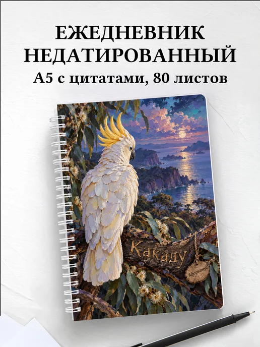 Ежедневник недатированный Какаду