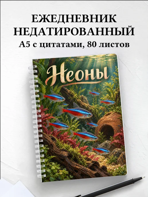 Ежедневник недатированный Неоны