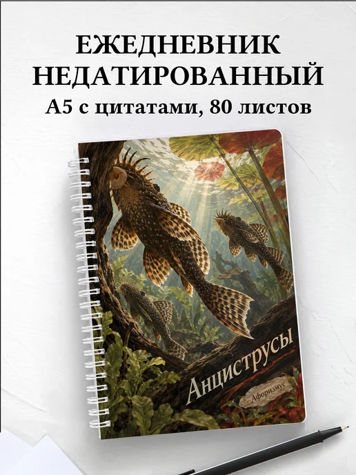 Ежедневник недатированный Анциструсы
