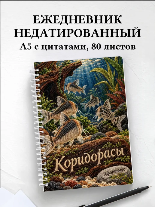 Ежедневник недатированный Коридорасы