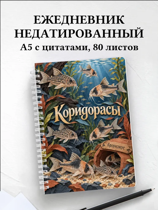 Ежедневник недатированный Коридорасы
