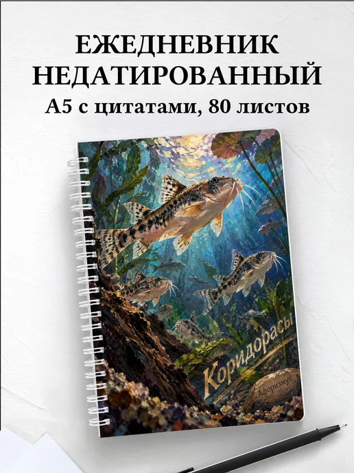 Ежедневник недатированный Коридорасы